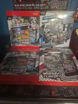 Pokemon Black Bolt & White Flare Binder + Poster Collection Sams Club Bundles - Image 1