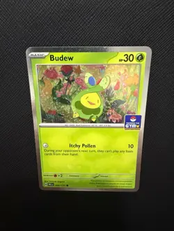 Pokemon Asia Exclusive Budew Gym Promo Stamped 004/131 - Image 1