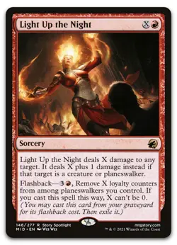 Light Up the Night #146 (NM) Midnight Hunt MID Magic MTG - Image 1