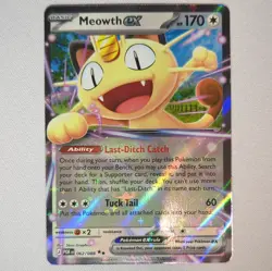 Pokemon Meowth EX Full Art Holo 062/088 Basic 170 HP Pokemon TCG - Image 1