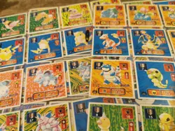 Pokemon Japanese 1996 Amada Hyper Sticker collection 1 - Complete set 151 - Image 2