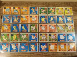 Pokemon Japanese 1996 Amada Hyper Sticker collection 1 - Complete set 151 - Image 3