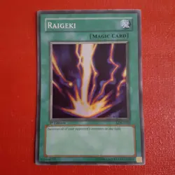 Yugioh Raigeki LOB-E042 1st Edition - Image 1