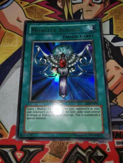 Monster Reborn lob-e096 Unltd Ed (LP) Ultra Rare Yu-Gi-Oh! - Image 3
