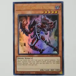 Evil HERO Sinister Necrom - LDS3-EN026 - NM - Ultra rare - 1st ed - Yugioh - Image 1