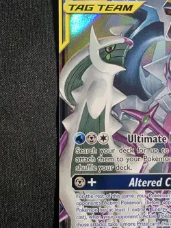 Pokemon TCG Arceus Dialga Palkia GX 156/236 Cosmic Eclipse - Image 3
