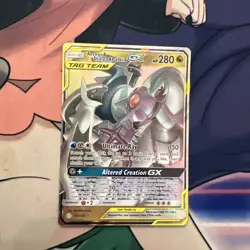 Pokemon TCG Arceus & Dialga & Palkia GX 156/236 Cosmic Eclipse Excellent - Image 1