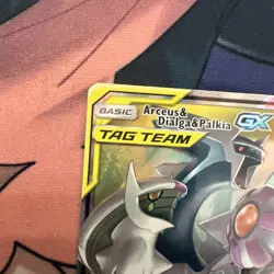 Pokemon TCG Arceus & Dialga & Palkia GX 156/236 Cosmic Eclipse Excellent - Image 3