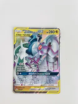 Pokemon TCG Arceus Dialga Palkia GX Cosmic Eclipse Ultra Rare Card 156/236 - Image 1