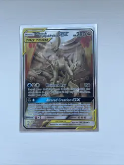 Pokemon TCG Arceus Dialga Palkia GX Cosmic Eclipse Ultra Rare Card 221/236 - Image 2