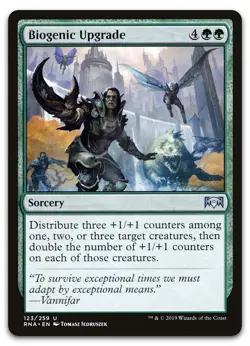Biogenic Upgrade #123 (NM) Ravnica Allegiance RNA Magic MTG - Image 1