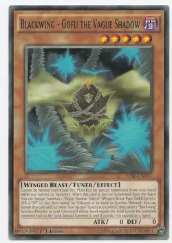 Blackwing - Gofu the Vague Shadow TDIL-EN013 Yu-Gi-Oh Card 1st Edition New - Image 2