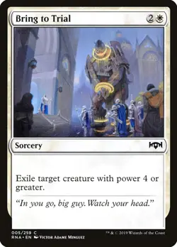 Bring to Trial #5 (NM) Ravnica Allegiance RNA Magic MTG - Image 1