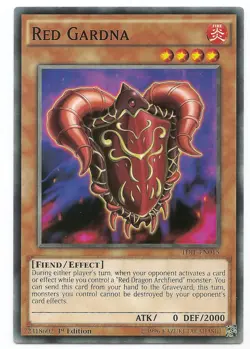 Red Gardna TDIL-EN015 Common Yu-Gi-Oh Card 1st Edition English New - Image 1