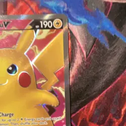 Pokemon Pikachu V 170/185 Full Art Ultra Rare Holo Lightning 190 HP 200 Card - Image 2