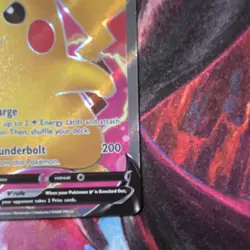 Pokemon Pikachu V 170/185 Full Art Ultra Rare Holo Lightning 190 HP 200 Card - Image 3