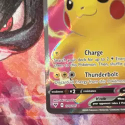 Pokemon Pikachu V 170/185 Full Art Ultra Rare Holo Lightning 190 HP 200 Card - Image 4