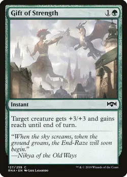 Gift of Strength #127 (NM) Ravnica Allegiance RNA Magic MTG - Image 1