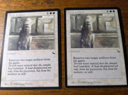 MTG Two (2) Dust to Dust card lot, both LP - the Dark set - Image 1