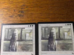 MTG Two (2) Dust to Dust card lot, both LP - the Dark set - Image 3
