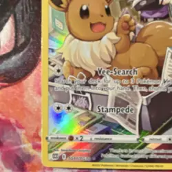 Pokemon Eevee TG11/TG30 Full Art Holo Basic Colorless 70 HP 20 Power Card - Image 4