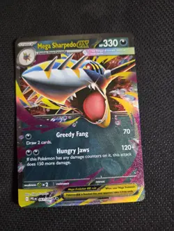 Mega Sharpedo ex 061/094 Pokemon Card! - Image 1