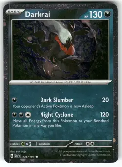 POKEMON DARKRAI (COSMOS HOLO) 136/197 HOLO MISCELLANEOUS CARDS HOLO NM - Image 1