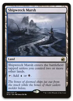 Shipwreck Marsh #267 (NM) Midnight Hunt MID Magic MTG - Image 1