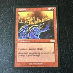 Bedlam x1 Urza’s Saga Ex Condition see front and back pics - Image 1