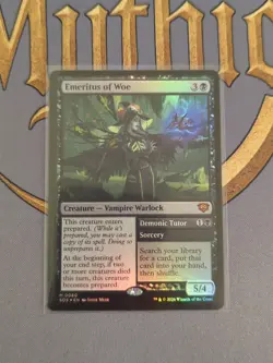 Emeritus of Woe - Secrets of Strixhaven - Mint Foil - Image 1
