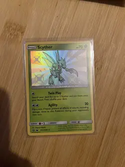 Scyther SV1/SV94 Hidden Fates Baby Shiny Holo Pokemon TCG - NM - Image 1