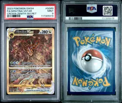 2023 POKEMON SWORD & SHIELD CROWN ZENITH SECRET FULL ART/GIRATINA VSTAR PSA 9 - Image 3