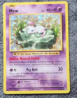 Mew HOLO RARE 53/108 - Pokemon TCG - XY Evolutions - MINT - Image 1