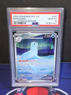 Pokemon Dewgong 07/094 PSA 10 Illustration Rare Gem Mint - Image 1