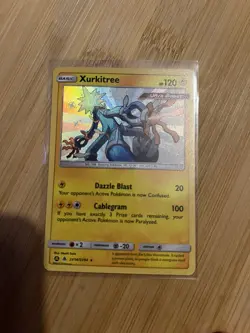 Pokemon TCG Xurkitree Hidden Fates SV14/SV94 Holo Shiny Holo Rare - Image 1