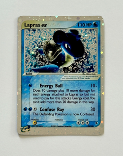 2003 Pokemon Ruby & Sapphire #99/109 Lapras ex Ultra Rare Holo With Swirl LP - Image 1