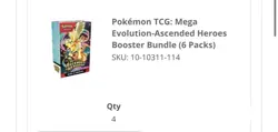 PRE-ORDER Pokemon Ascended Heroes Booster Bundle Factory Sealed English 6packs - Image 2