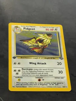 Pokemon TCG WOTC 1st Edition Pidgeot 8/64 Jungle Set 1999 Holo Rare Foil Pokemon - Image 1