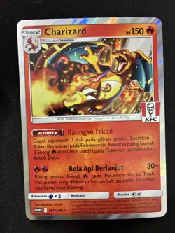 Charizard 181/SM-P | Pokemon KFC Stamped Promo Indonesian [US Seller] - Image 1