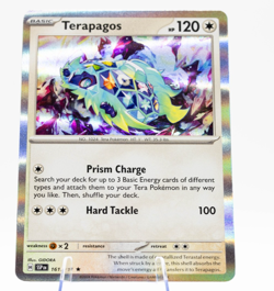 Terapagos Pokemon Surging Sparks 161/191 Reverse Holo Near Mint - Image 1