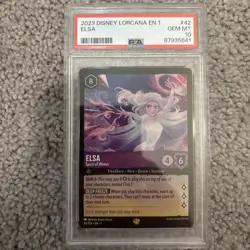 Elsa “Spirit of Winter” Disney Lorcana (Legendary) Non Foil 42/204 PSA 10 - Image 1