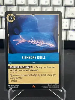Fishbone Quill 168/204 Disney Lorcana The First Chapter non-foil - Image 1