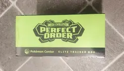 Pokemon Center Mega Evolution Perfect Order Elite Trainer Box ETB New And Sealed - Image 4