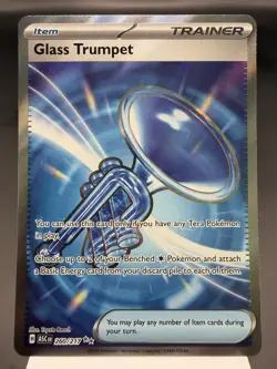 Glass Trumpet 260/217 - Full Art Holo - Ascended Heroes Pokemon Card MINT - Image 1