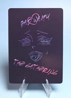 Bad Waifu The Gathering, Custom Anime Sexy Waifu Trading Card FOIL Holographic - Image 3