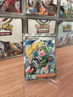 Pokemon Destined Rivals - Emcee's Hype 220/182 - Image 1