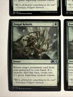 4x Mtg Core Set 2021 M21 Fungal Rebirth NM/M Magic The Gathering - Image 2