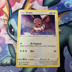 Pokemon TCG Eevee SWSH127 Promo SWSH: Sword & Shield Promo Cards - Image 1