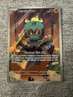 Pokemon TCG Marshadow 146/132 Mega Evolution Illustration - Image 1