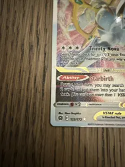 Pokemon SWSH Brilliant Stars Arceus VSTAR #123/172 2022 Metal Ultra Rare - Image 3